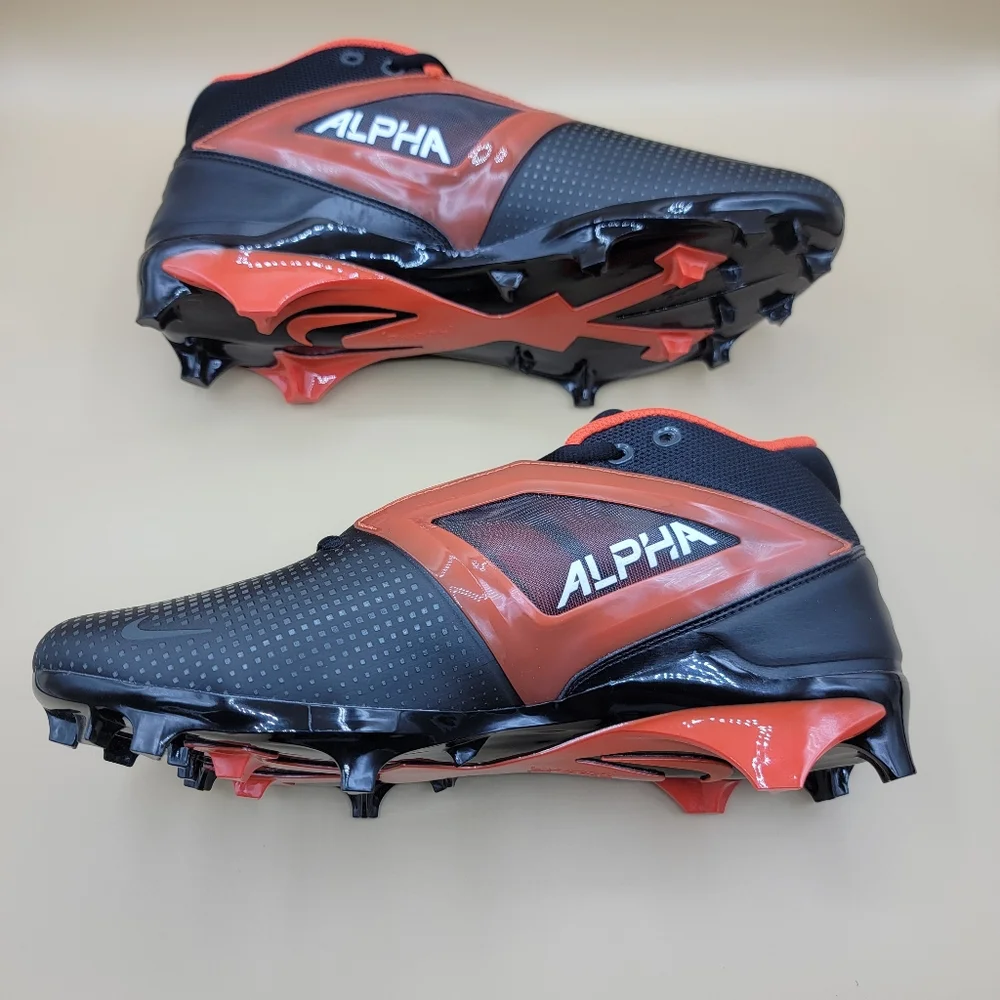 Nike Alpha Menace Pro 4 Oregon State Beavers Football Cleats Size 12 Wide Black